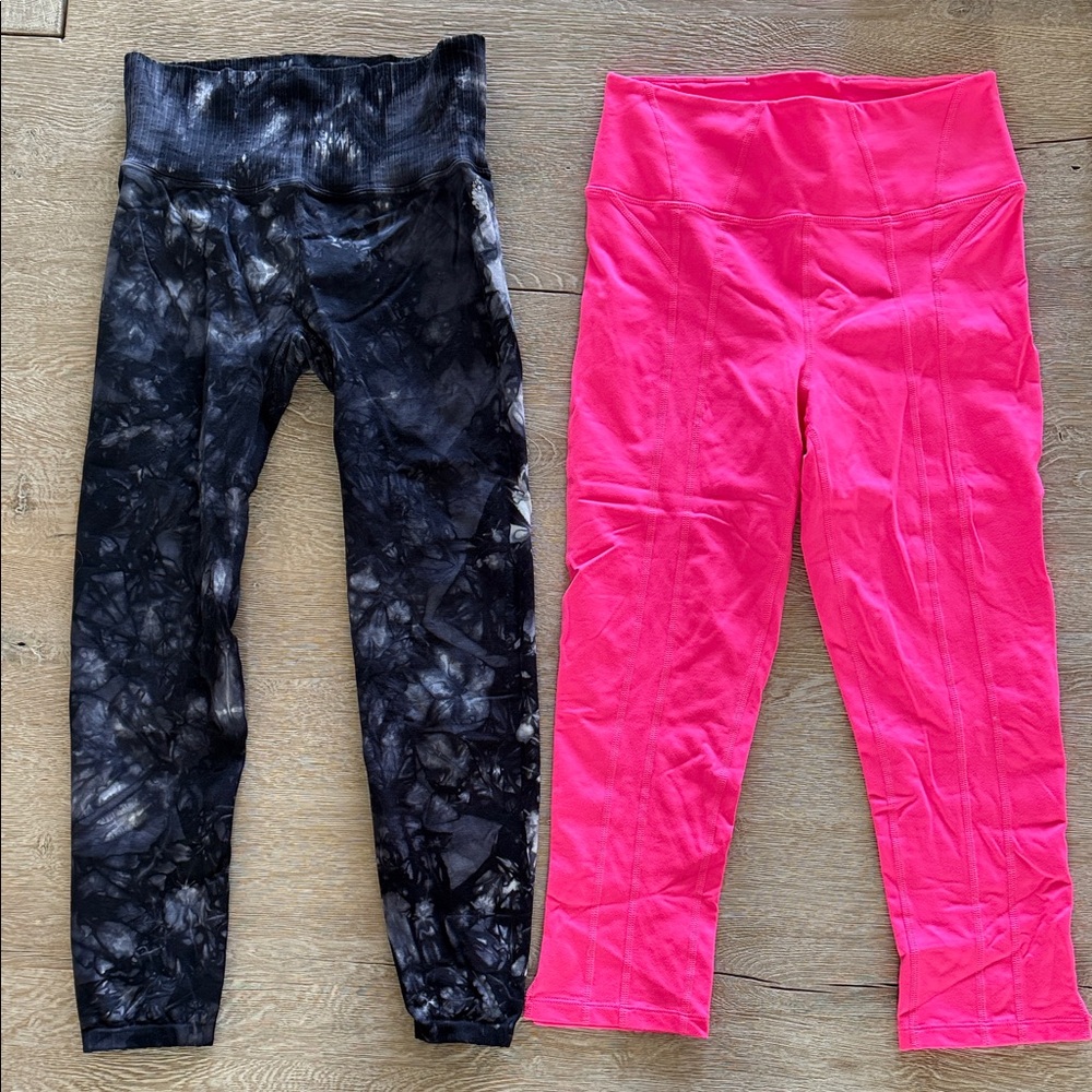 FP free people movement stretchy yoga workout leggings bundle